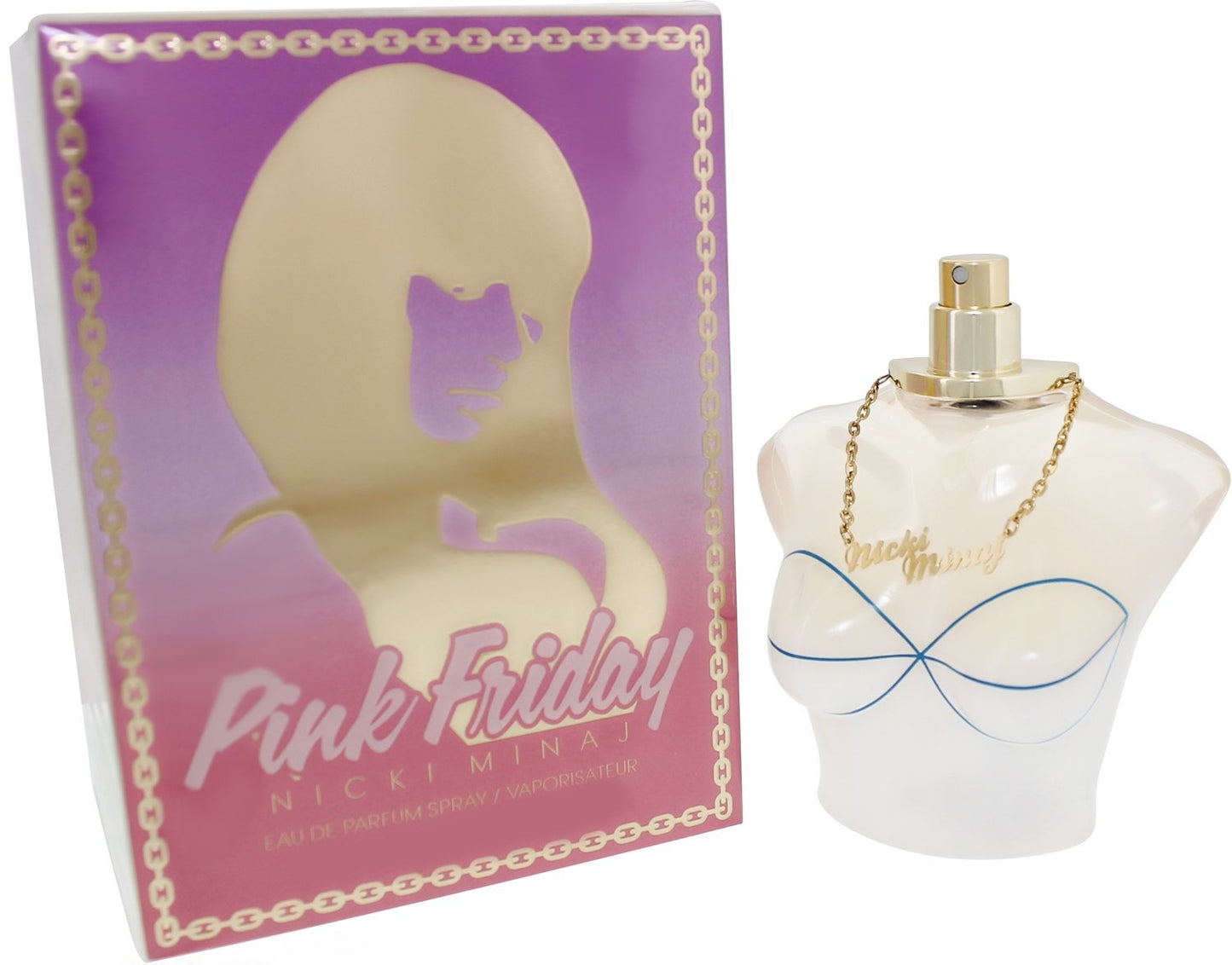 Nicki Minaj Pink Friday Eau de Parfum Spray for Women, 3.4 Ounce