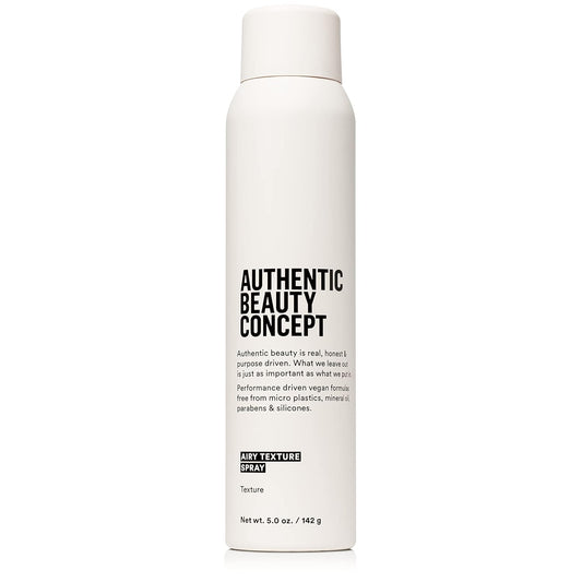 Authentic Beauty Concept Airy Texture Spray | Dry Texturizing Volume Spray | Instant Lift & Effortless Volume | All Hair Types | Heat Protection | Vegan & Cruelty-free | Silicone-free | 5 oz.