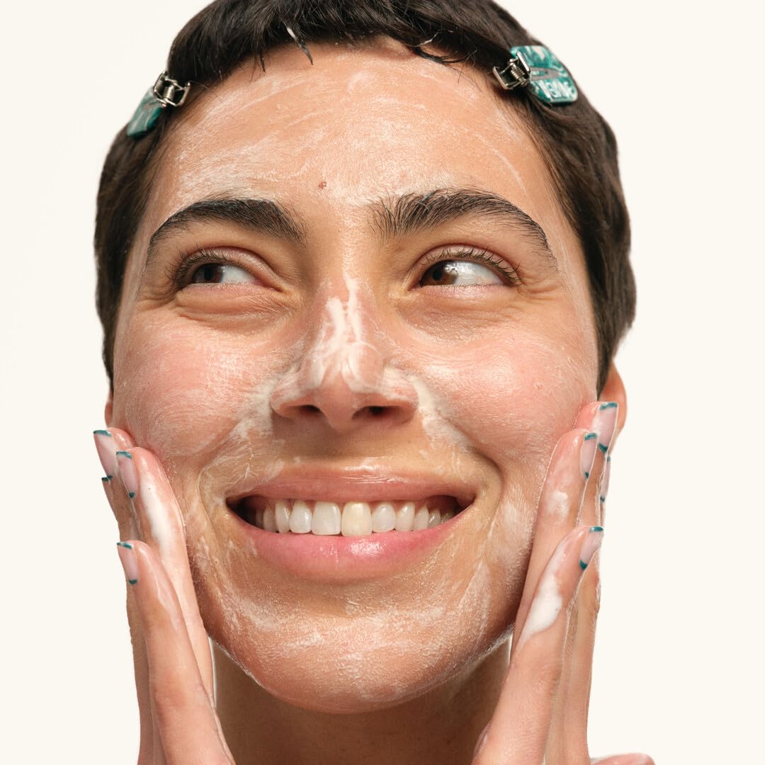DEINDE Purifying Whipped Cleanser for a Deep Clean While Maintaining Skin's Barrier. Non-Drying, Non-Stripping, Lush, Microfoam Face Wash for All Skin Types.