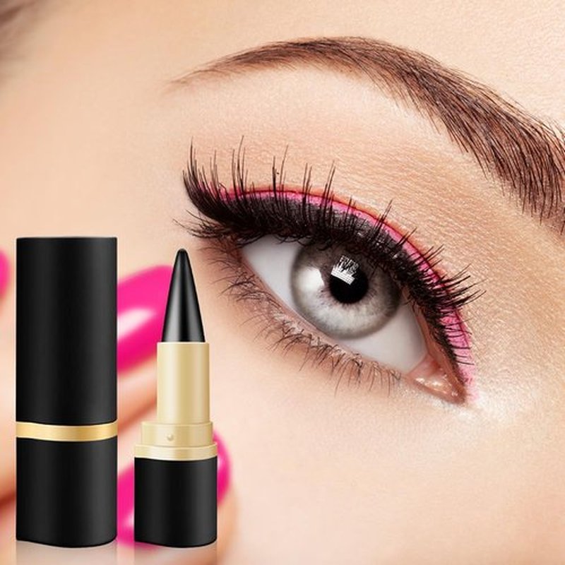 XieJY Quick-Drying Matte Eyeliner, 2024 New Black Gel Eyeliner Pencil Set Natural Cream Eye Liner Long Wear Gel Eyeliner, Waterproof Smudge Proof Long-Lasting Gel Eye Liner Makeup (Black)