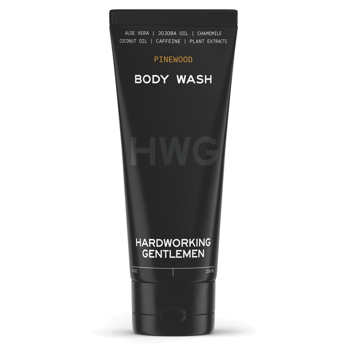 Hardworking Gentlemen - Natural Body Wash - Soothing Pinewood Scent - Organic Ingredients for Clean, Moisturizing & Nourishing Body Shampoo