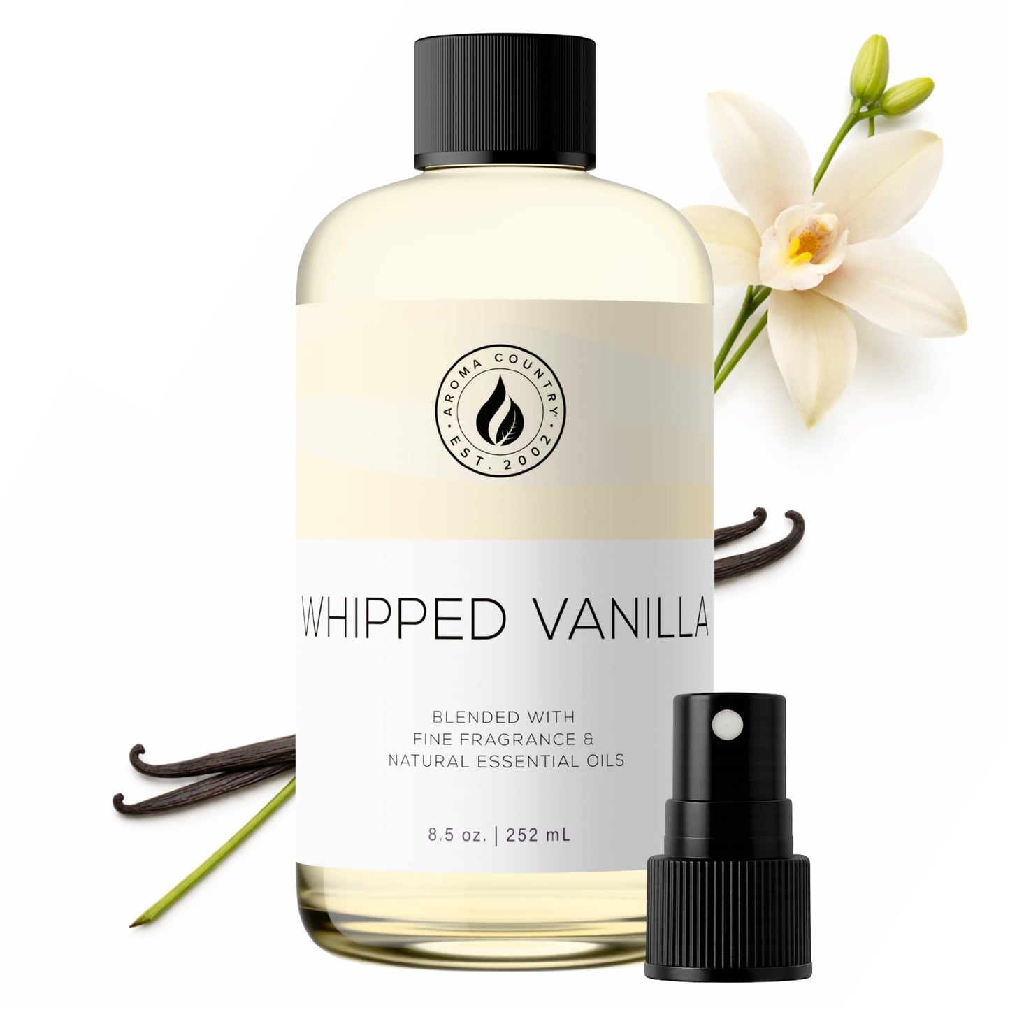 Aroma Country Whipped Vanilla Luxury Diffuser Oil Refill (8.5 Fl Oz)