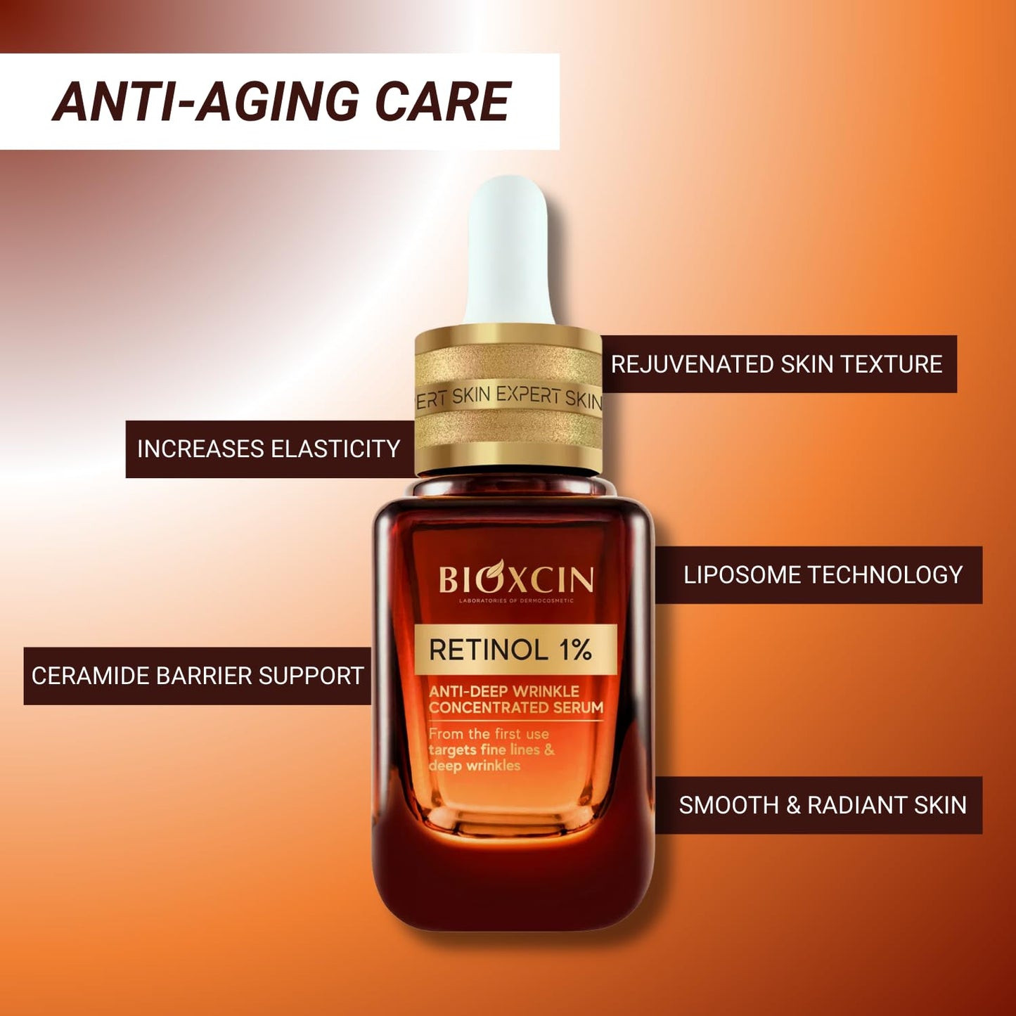 Bioxcin Retinol Serum%1 30 Ml - Derin Kırışıklık Karşıtı Seramid Complex