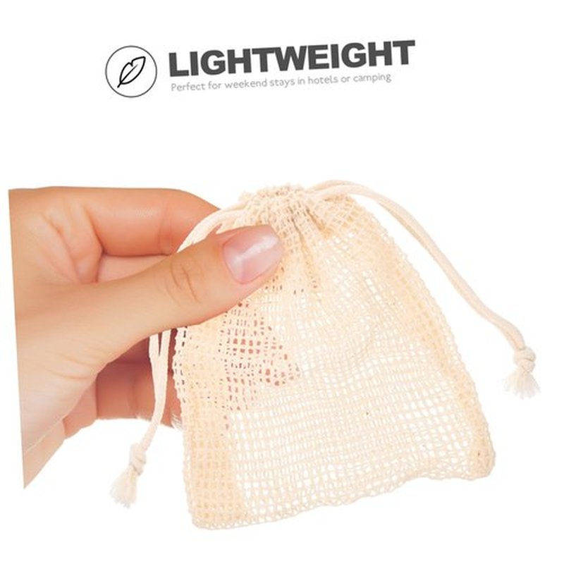 Beavorty 24 Pcs Soap Storage Bag Linen Soap Exfoliating Soap Bar Soap Net Bag Cleaning Soap Body Bar Soap Foaming Bag Saver Pouch Making Meshes Cleansing Bath Wipe Cotton Linen