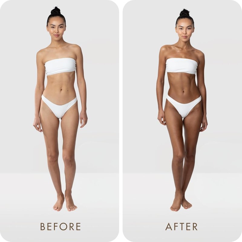 Sunless Tanning Mousse - FlexExpress Self Tanner for Natural Glow | Lightweight, Quick Dry, Vegan, 6 Fl Oz