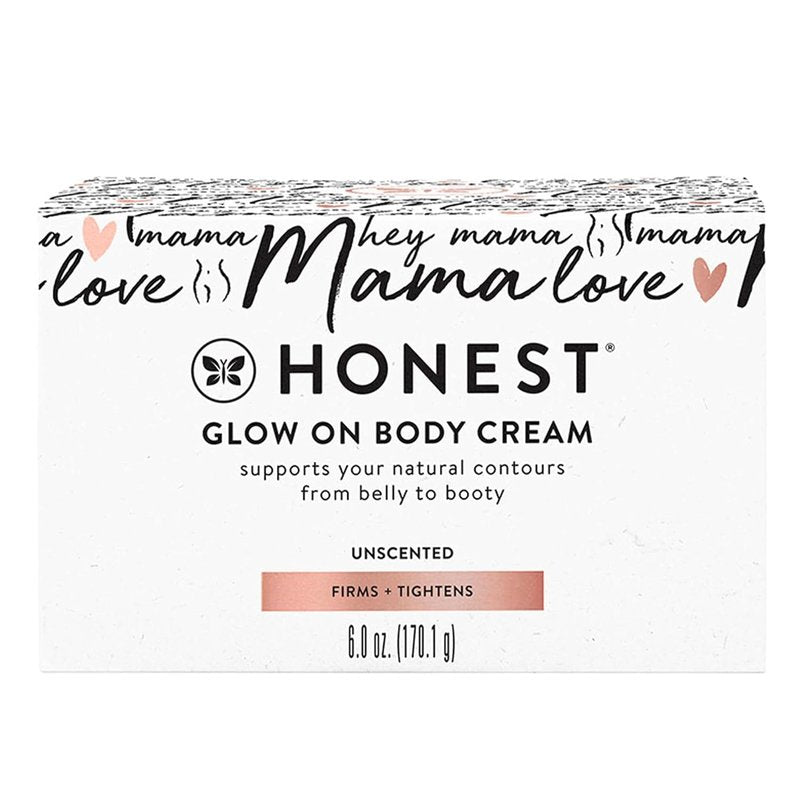 Mama Glow On Body Cream - Hydrating Skin Firming Lotion with Shea Butter & Avocado Oil | 6 oz