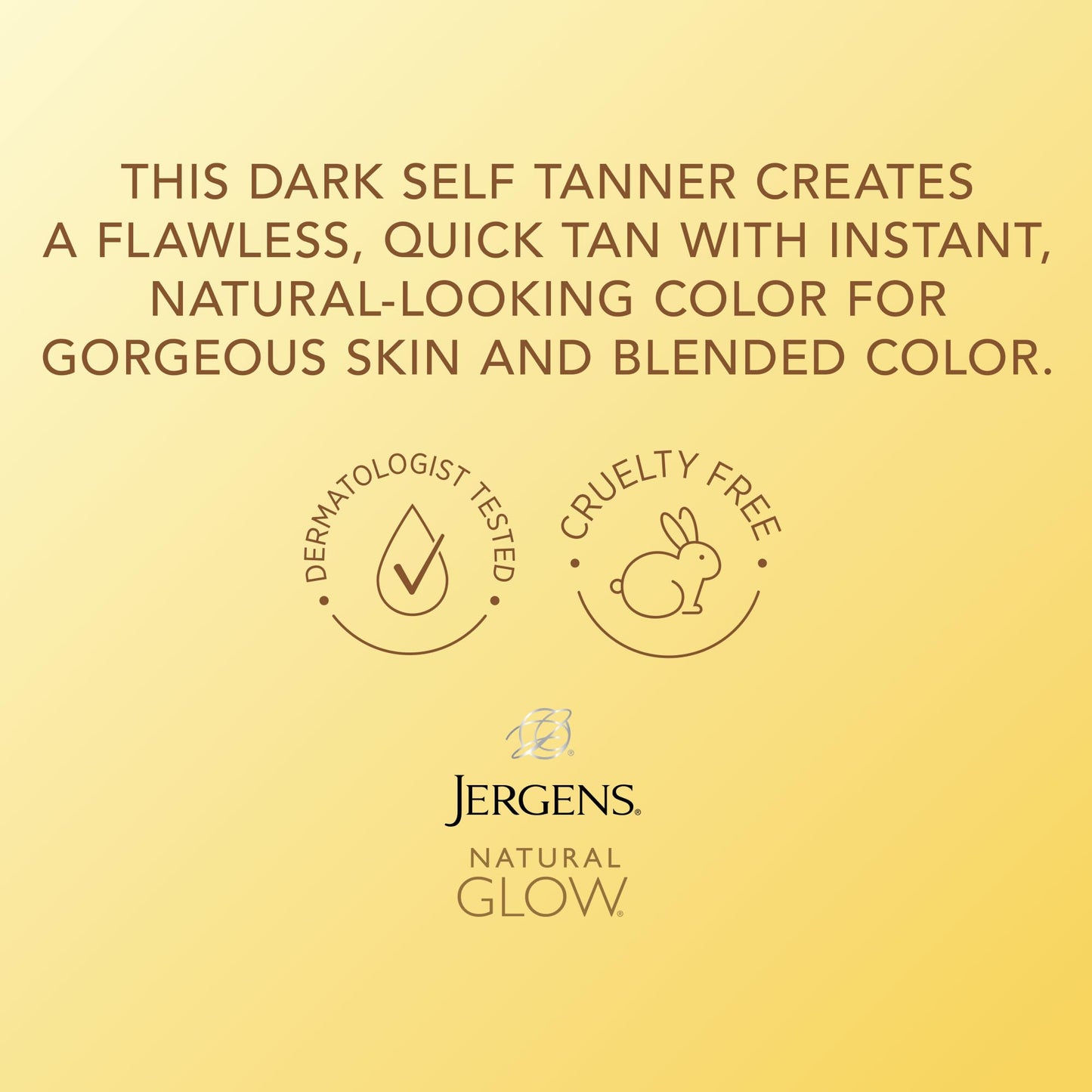 Jergens Natural Glow Instant Sun Body Mousse, Self Tanner for Ultra Deep Bronze Tan, Sunless Tanning Body Bronzer, Natural Looking Fake Tan, 6 Oz, Pack of 2