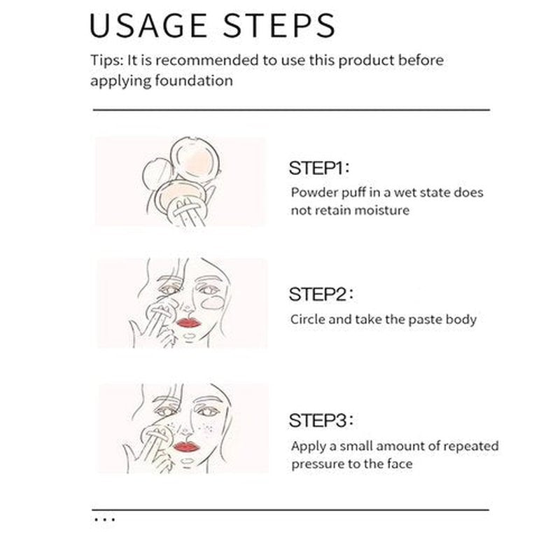Pressed Setting Powder, Lasting Waterproof Makeup, Matte Wet And Dry Powder, Matte Smooth Setting Powder Makeup, Suitable for All Skin Types, with Powder Puff