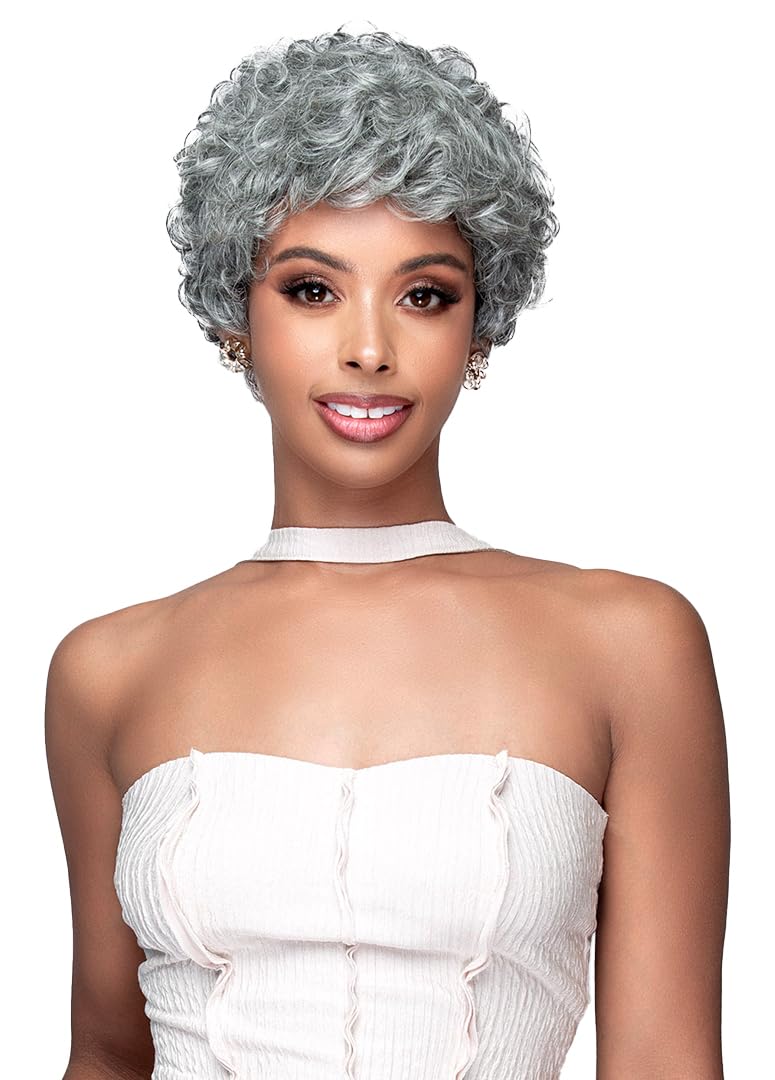 BOBBI BOSS Stunna Series Unprocessed Human Hair Wig MH1413 BERNICE (Pink)