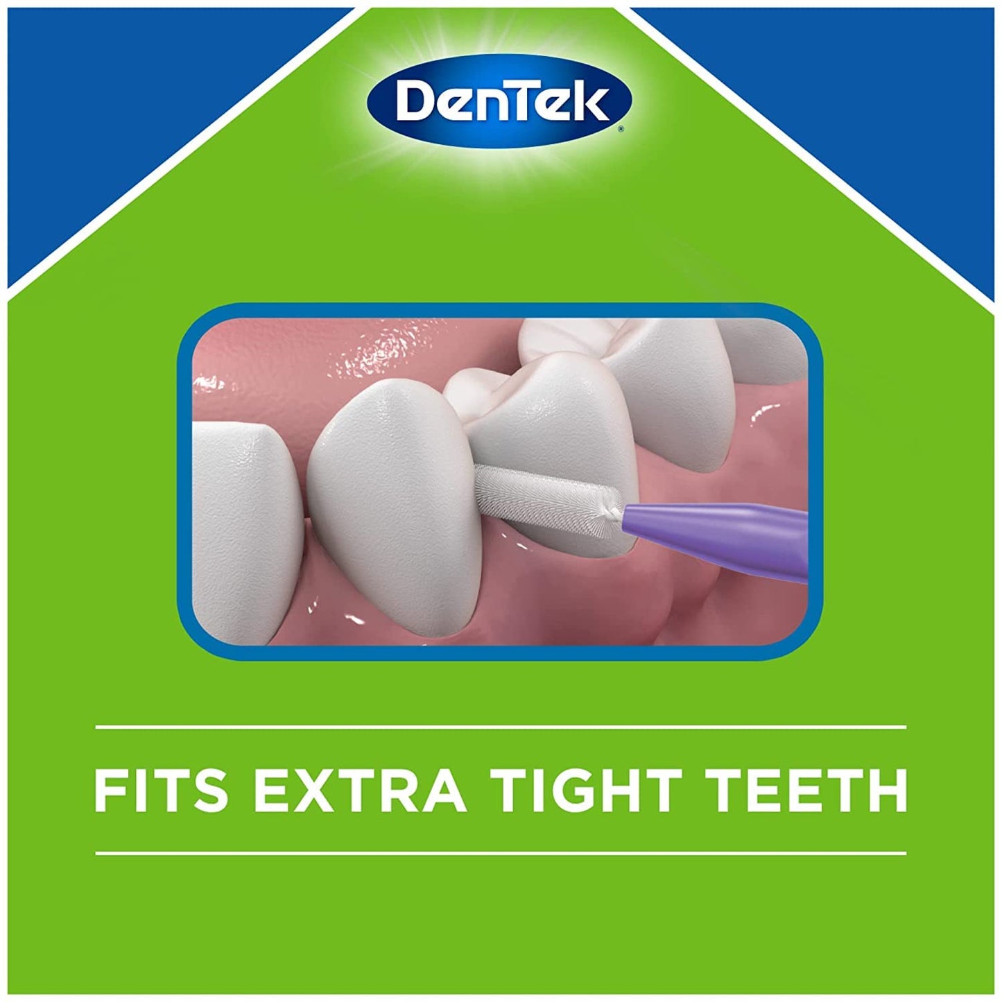 DenTek Easy Brush Interdental Cleaners, Mint, 16 Count | 10 Pack