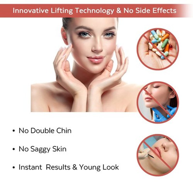 COSDAD Reusable Double Chin Reducer Chin Strap - V Line Lifting Mask for Women, with Innovative Lifting Technology, Breathable and Comfortable, One Fits All
