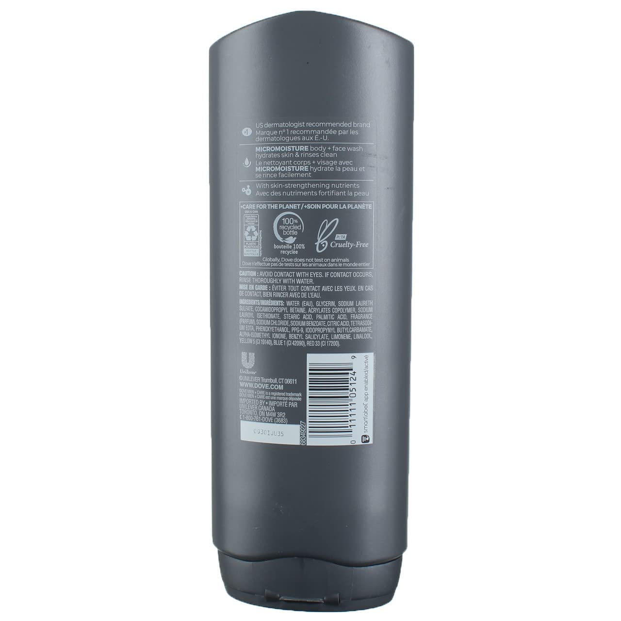 Dove Men+Care Body and Face Wash Clean Comfort 18 oz