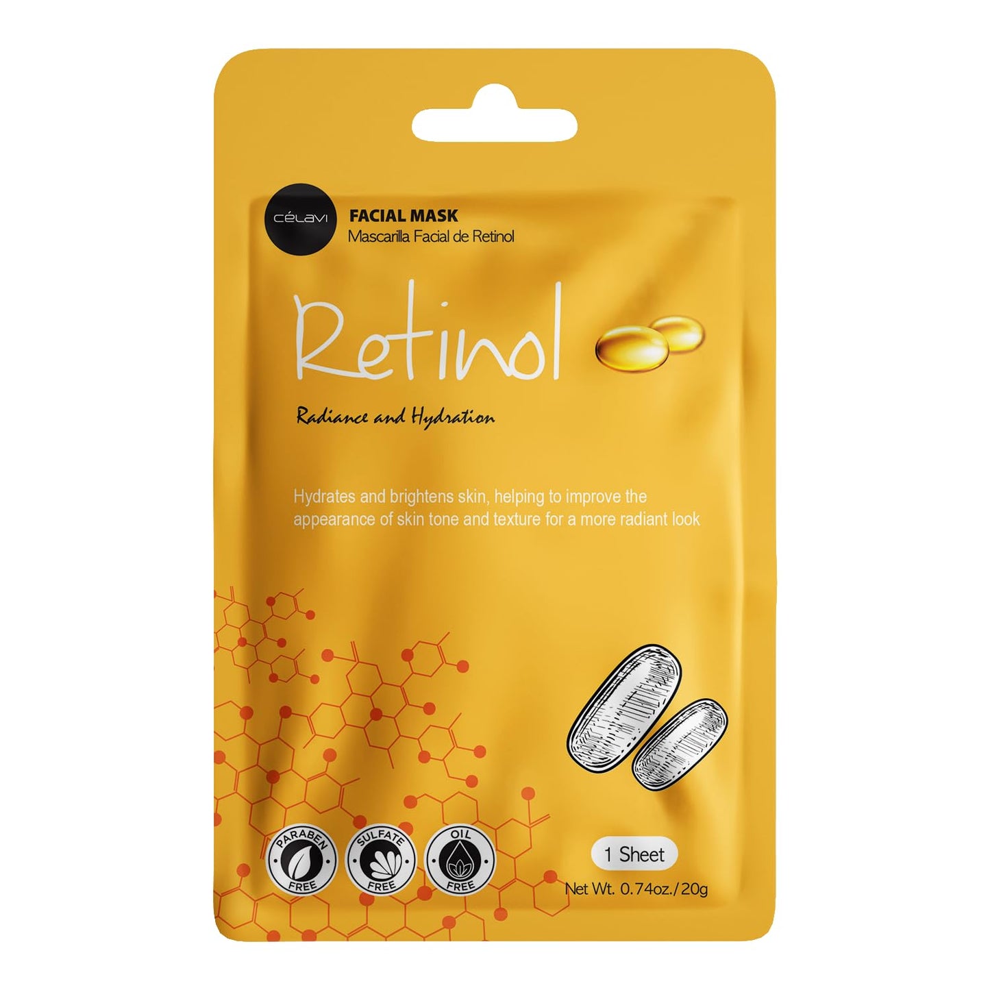 Celavi Face Mask Sheet 12 Pacl K-Beauty Skincare Korea Skin Care Moisturizing Facial