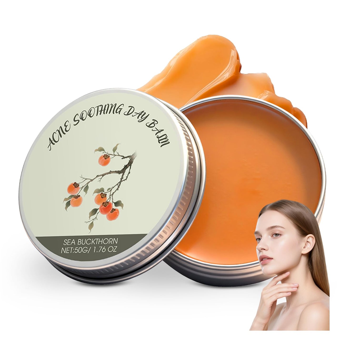 Organics Acne Killer Day Balm 2.0 – Natural Botanical Acne Treatment for Face, Body & Back | Reduces Pimples, Blackheads & Redness | Balancing, Hydrating