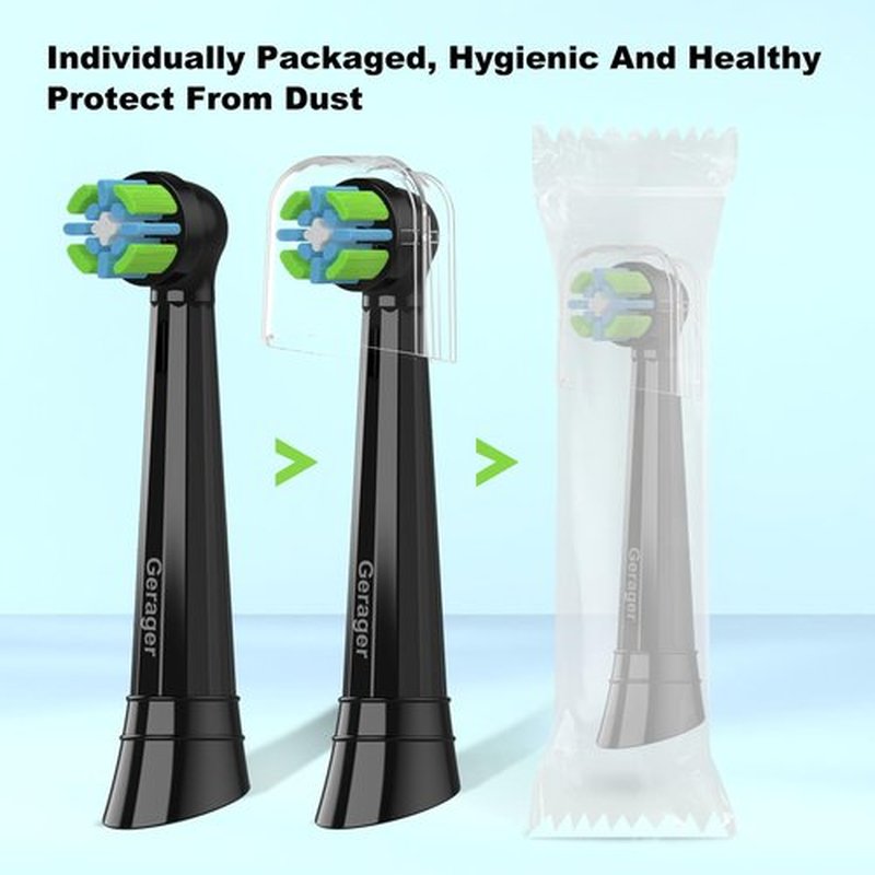 Toothbrush Replacement Heads Compatible with Oral B iO, Replacement Heads for Oral B iO 3 4 5 6 7 8 9 10 Series Electric Toothbrushes, 12 Pack