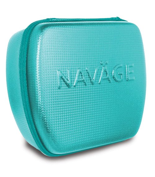 Navage Teal Travel Case - Safety Case for Navage Nasal Irrigation System - Anti-Scratch Protector - Travel Storage Case & Nose Cleaner Organizer for Navage Nose Cleaner and 12 SaltPods (Teal)