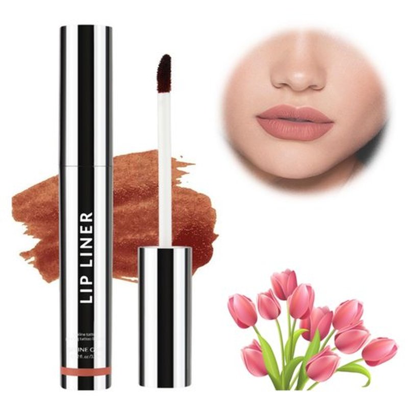 Qorva Peel off Lip Liner Stain, Qorva Lipstick, Timbersonic Peel off Lip Stain, Lip Stains for Women, Matte Nude Lip Tattoo Liner, Lip Stain Peel off Long Lasting Waterproof (Wine Red)
