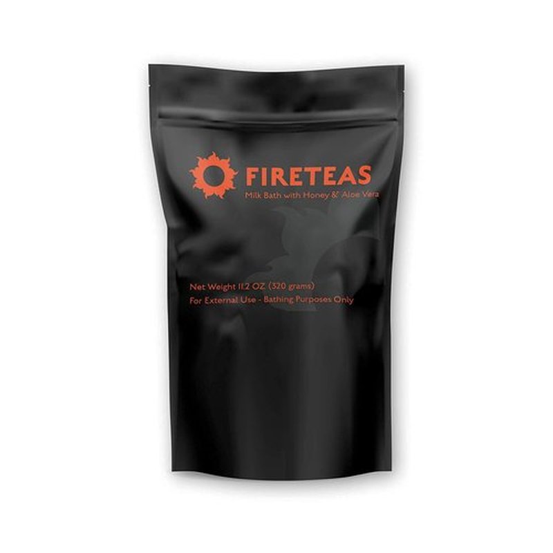 FIRETEAS Coconut Milk Bath, Honey & Aloe Vera - Himalayan Salt, Dead Sea Salt, Epsom Salt, Coconut Milk Powder, Honey Granules & Aloe Vera Extract Powder. Cleansing & Detoxing
