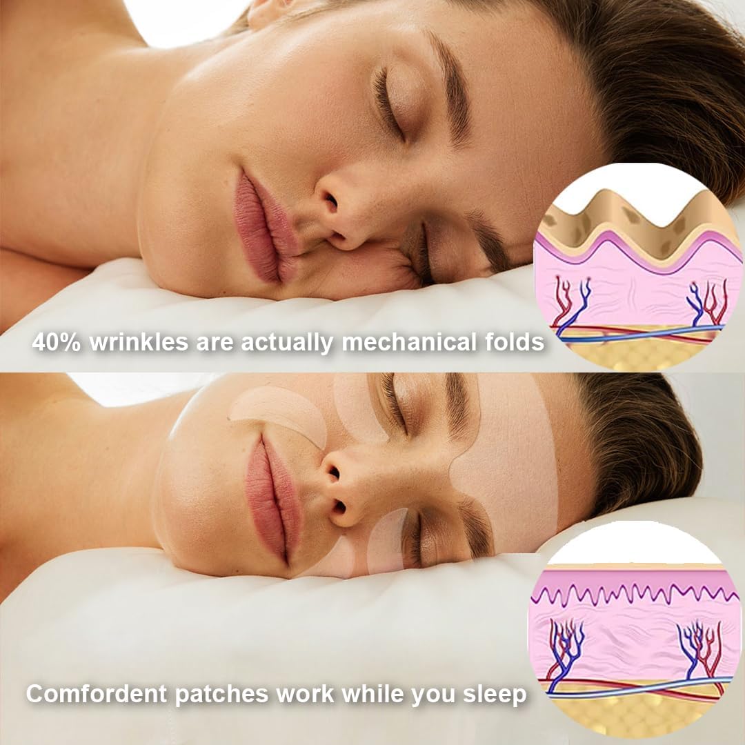 Comfordent Reusable Silicone Face Patches for Forehead & Fine Lines Overnight Smoothing
