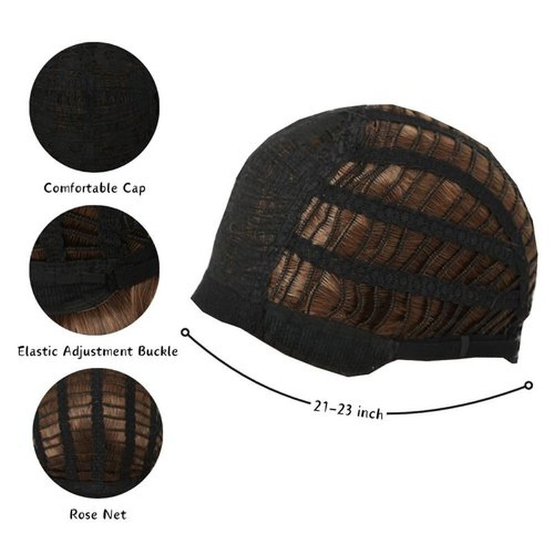 Amnenl Short Red Finger Wave 1920s Wigs for Women Synthetic Hair Wig Cosplay Halloween Costume Flapper Wig(Brown Red)