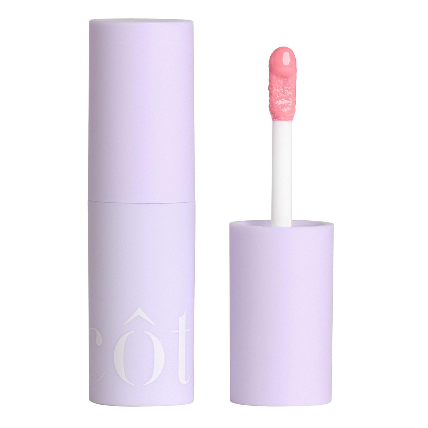 Cote Beauty's Peptide Lip Shine in Lyla, Ultra Hydrating & Long-Lasting Coral Plumping Lip Gloss for Women with Hyaluronic Acid, Shea Butter & Jojoba Oil, Vegan & Cruelty-Free, 0.12 Fl Oz