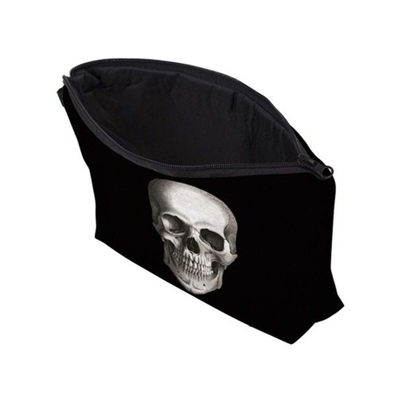 Deanfun Cosmetic Bag for Women, Skull 3D Printed Black Cool Makeup Bags Waterproof Travel Storage Toiletry Bag Accessories Gifts(hzb-42)
