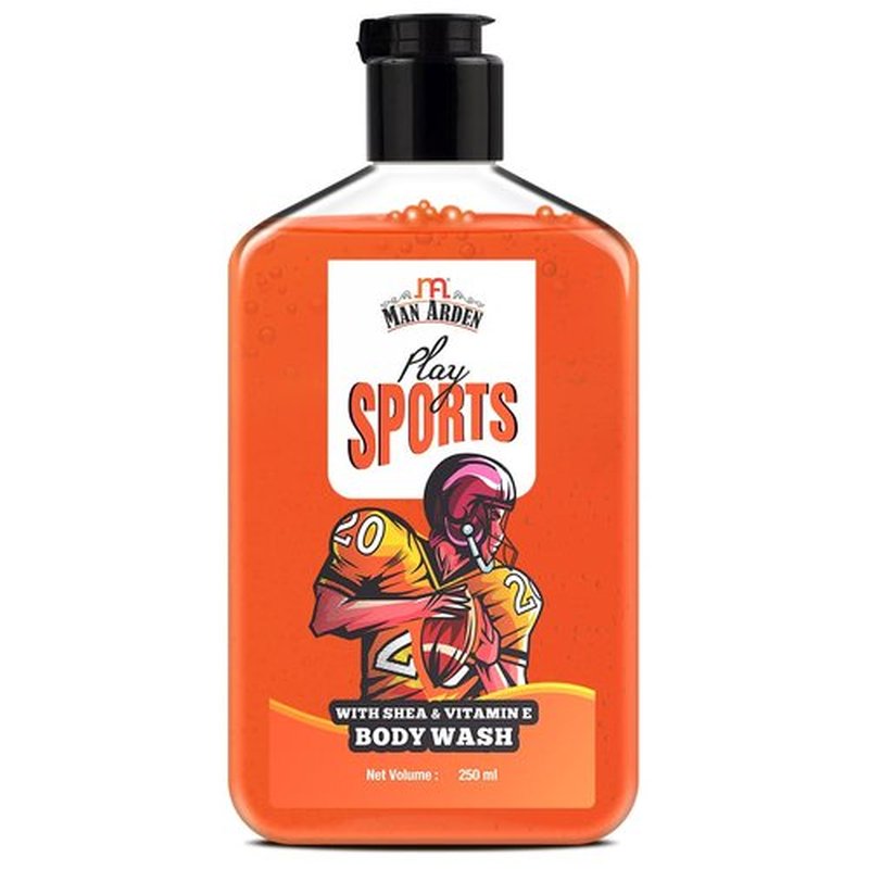 Man Arden Play Sports Luxury Body Wash Infused With Shea Butter & Vitamin E, 250ml
