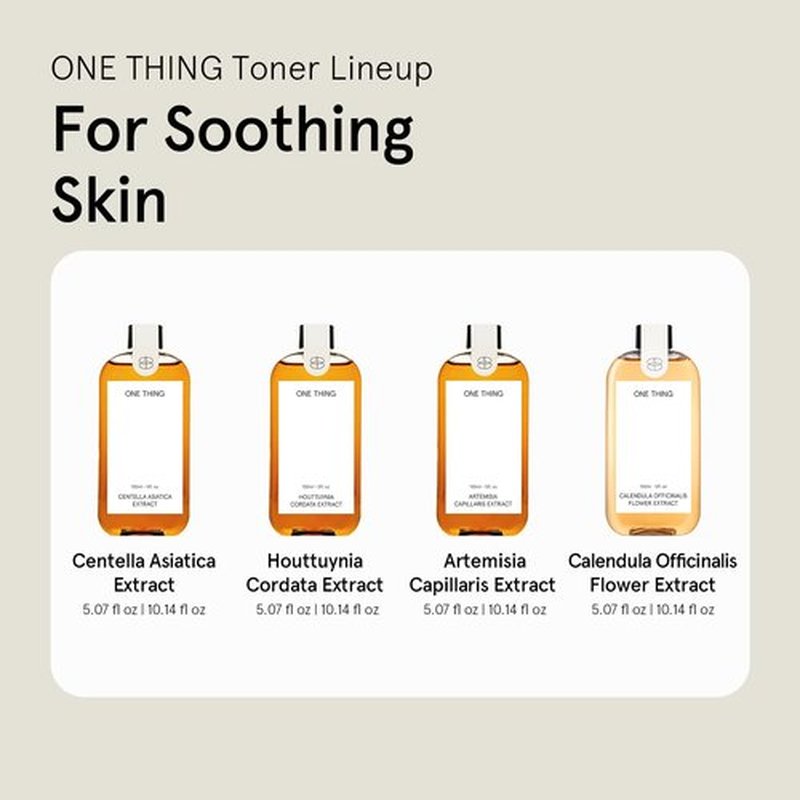 ONE THING Calendula Officinalis Flower Extract Toner 5.07 Fl Oz | Hydrating Soothing Vegan Facial Extracto, Smooth Soft Sensitive Oily Acne Prone Skin, Barrier Relief Sebum Control | Korean Skin Care
