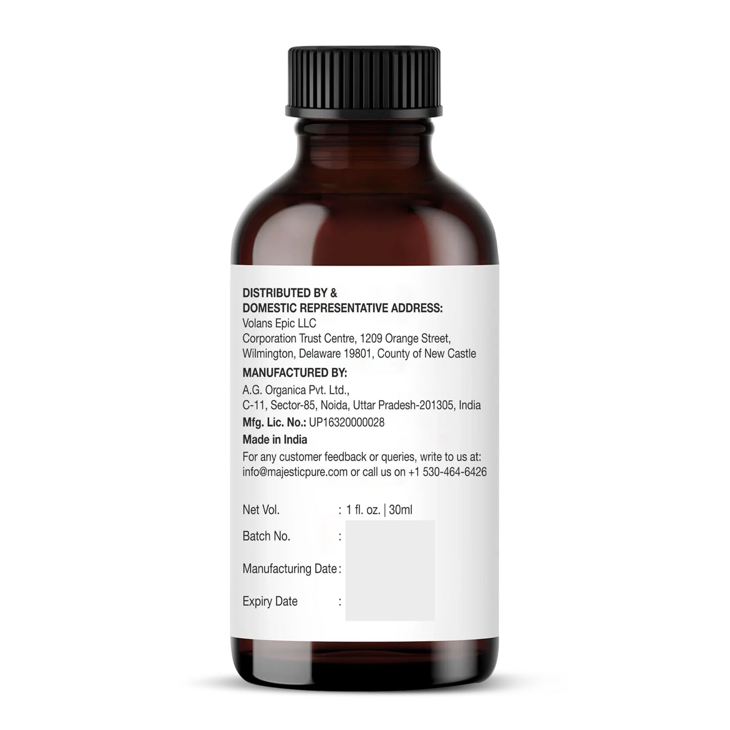 Majestic Pure Essential Oil with Glass Dropper - 100% Pure and Natural - Essential Oils for Diffuser, Aromatherapy, Soap and Candle Making, Geranium Essential Oil, Geranium Oil, 1 Fl Oz