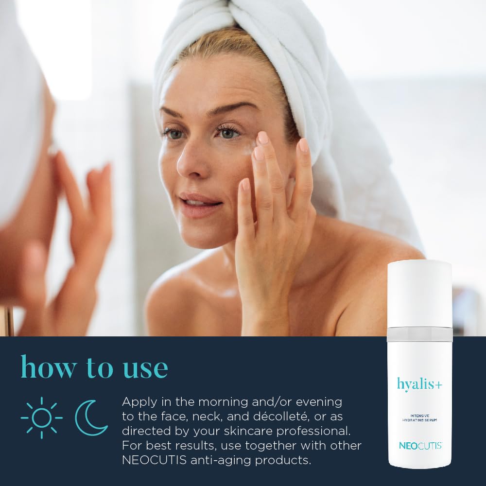 Neocutis Hyalis+ - Hyaluronic Acid And Hydrating Serum - Oil Free - 30ml (60 Day Supply)