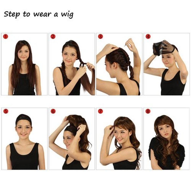 BERON Blonde Wig Long Wavy Wig with Bangs Synthetic Wig Long Wig Blonde Wigs for Cosplay Costume Party with Wig Cap