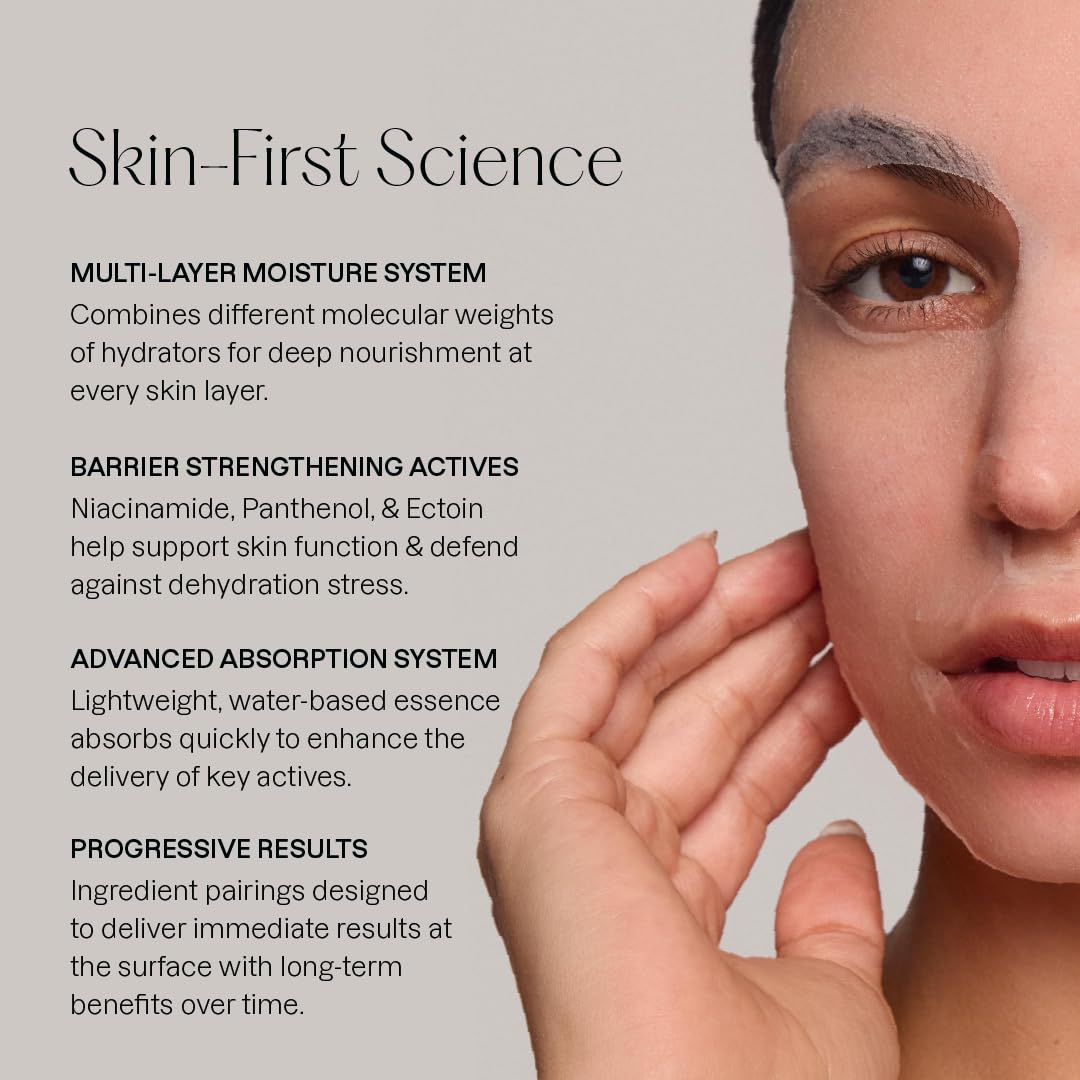 Karuna Hyaluronic Acid Pro Face Mask 2-Pack - K-Beauty Hydrating Sheet Masks with 15% Multi-Hyaluronic Acid, Ectoin, 5% Niacinamide & Panthenol - Biodegradable Japanese Cotton Hydration Treatment