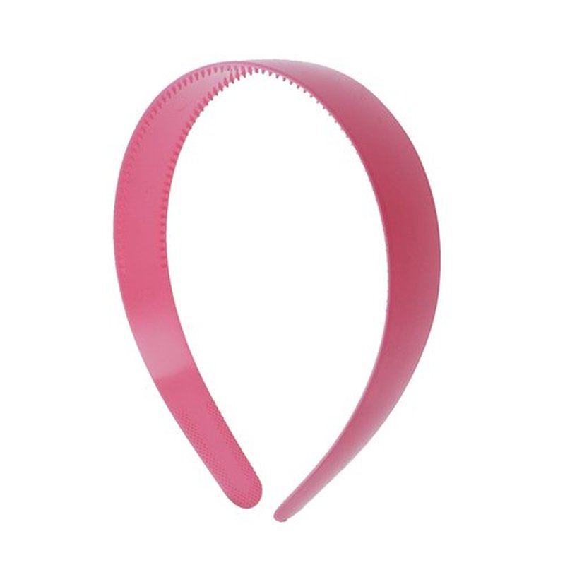 1 Inch Plastic Headbands (set of 12) - Light Pink