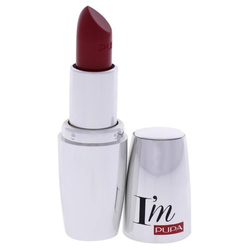 Pupa Milano I Am Pure-Colour Lipstick - Intense Color And Absolute Brightness - High Concentration Of Pigments - Lightweight And Flawless - Melts Perfectly On Lips - 305 Cherry - 0.123 OZ