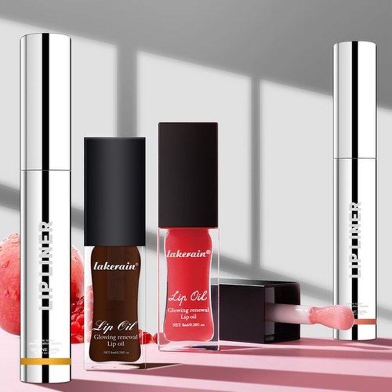 Wugbc Peel Off Lip Stain Pinked, Lip Tint Stain Peel Off Long Lasting Tattoo Lip Liner and Lipstick Combo Set Long Wear Lip Liner Stain Peeling Matte Finish with Hydrating Lip Gloss for Women Makeup