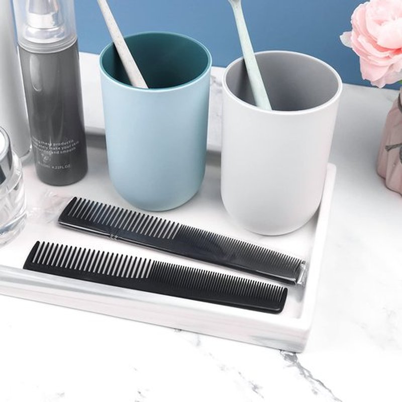 Hipruict Disposable Combs, 100 Pack Combs Bulk, Double Tooth Hair Pocket Comb, Individually Wrapped, Sturdy Combs in Bulk, Black, for Homeless, Charity, Care Pack