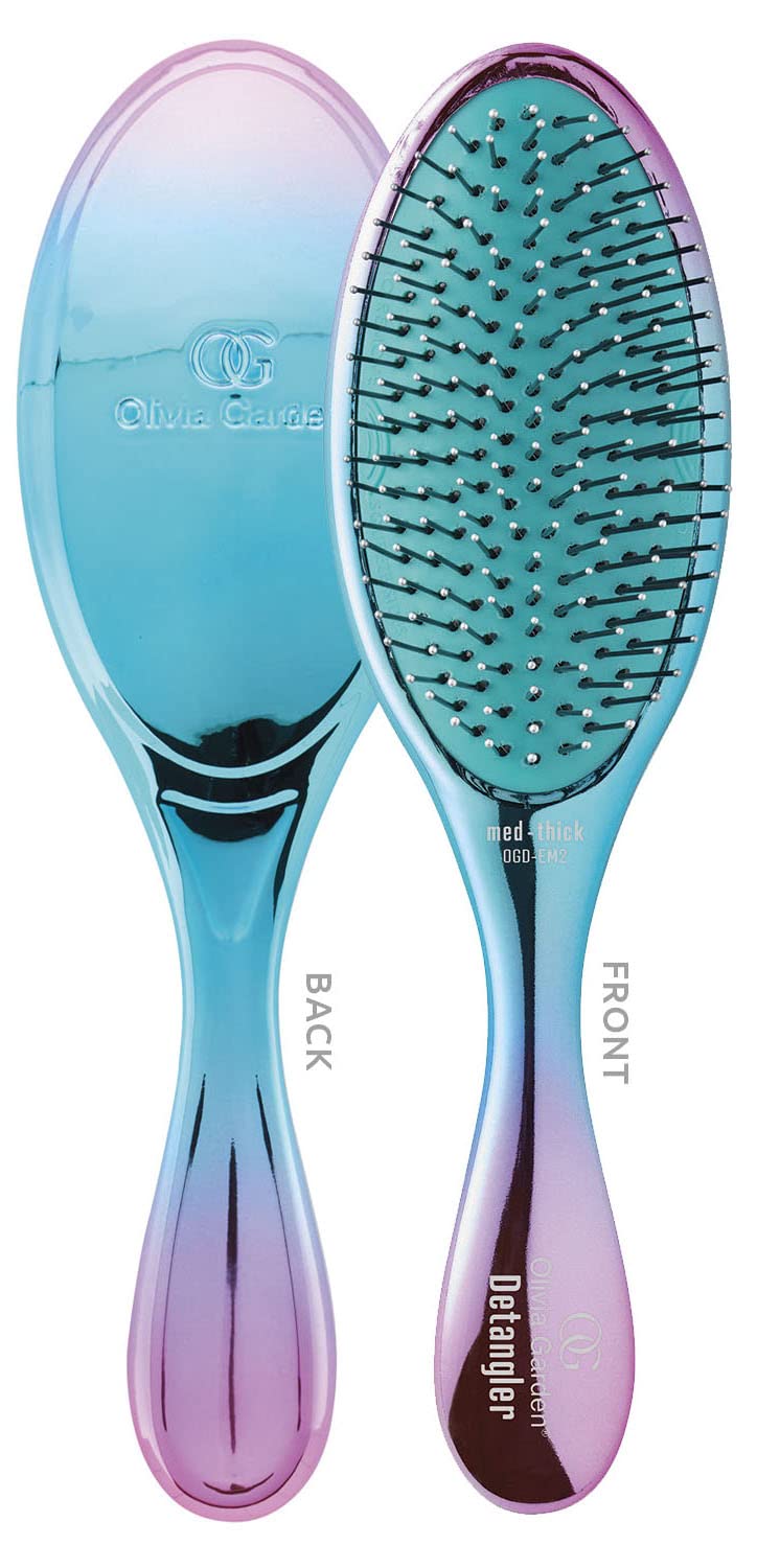 Olivia Garden OG Detangler Brush - Scalp-Massaging, Easy-Clean Design for All Hair Types
