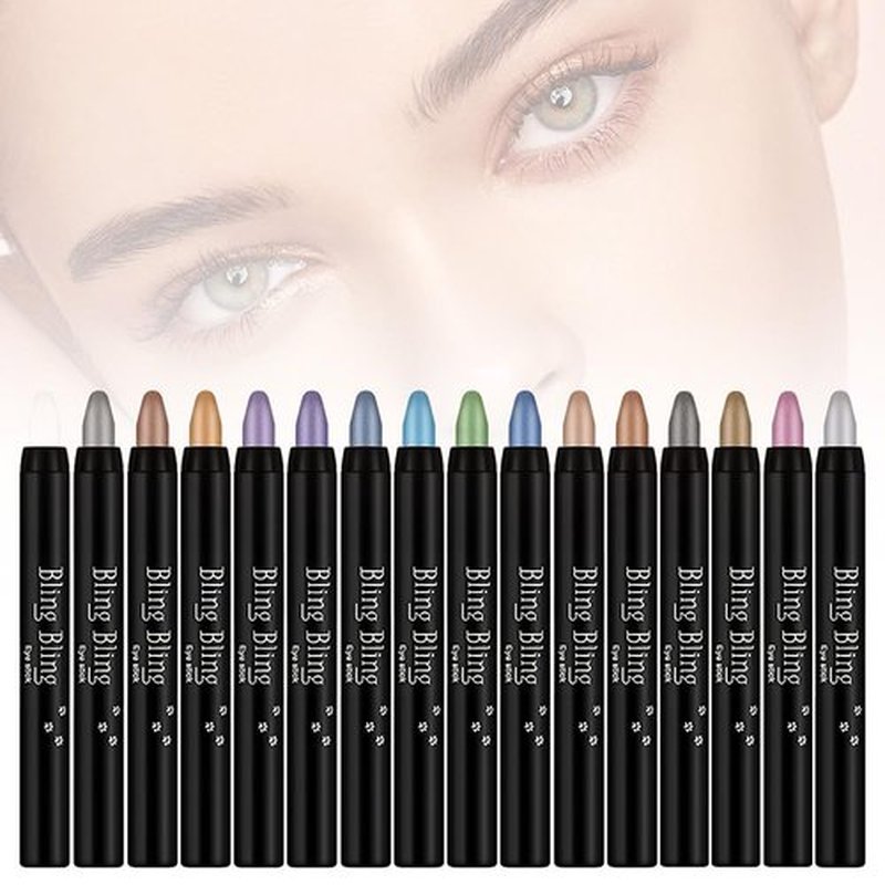 JUDUNA Eyeshadow Stick Set, 2025 New 16 Color Highlighter Eyeshadow Pencil Waterproof Glitter Eye Shadow Eyeliner Pen, Cream Eyeshadow Long Lasting Waterproof High Pigmented Eye Shadow (All Color)
