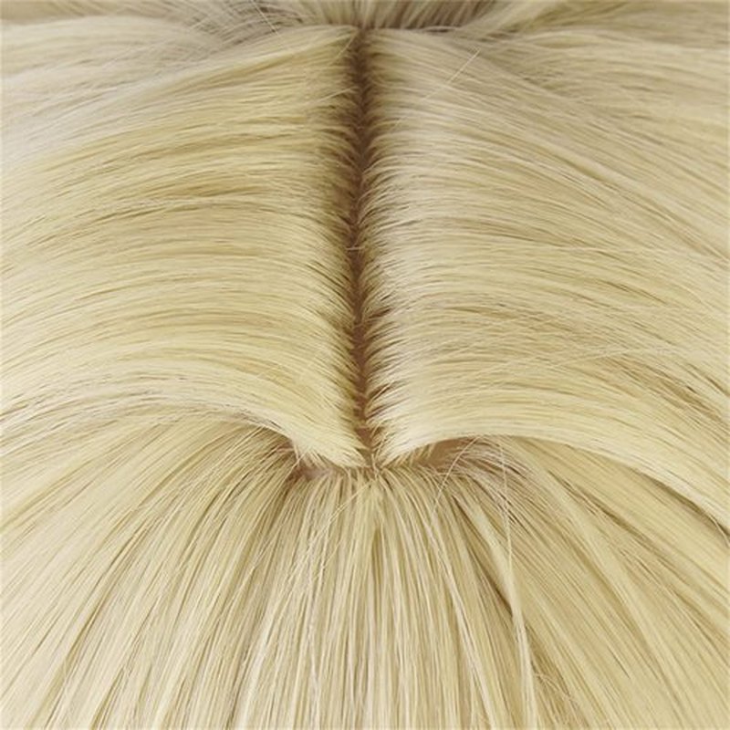 Mystylecos Barbara Cosplay Curly Wig with Ponytails Gold Costume Party Wig