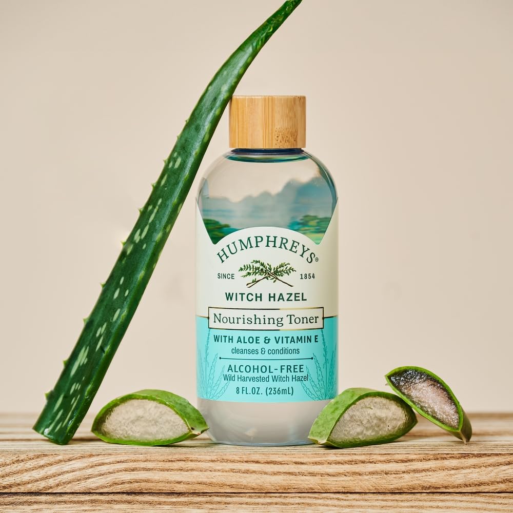 Humphreys Witch Hazel Nourishing Toner with Aloe | 8 Fl Oz