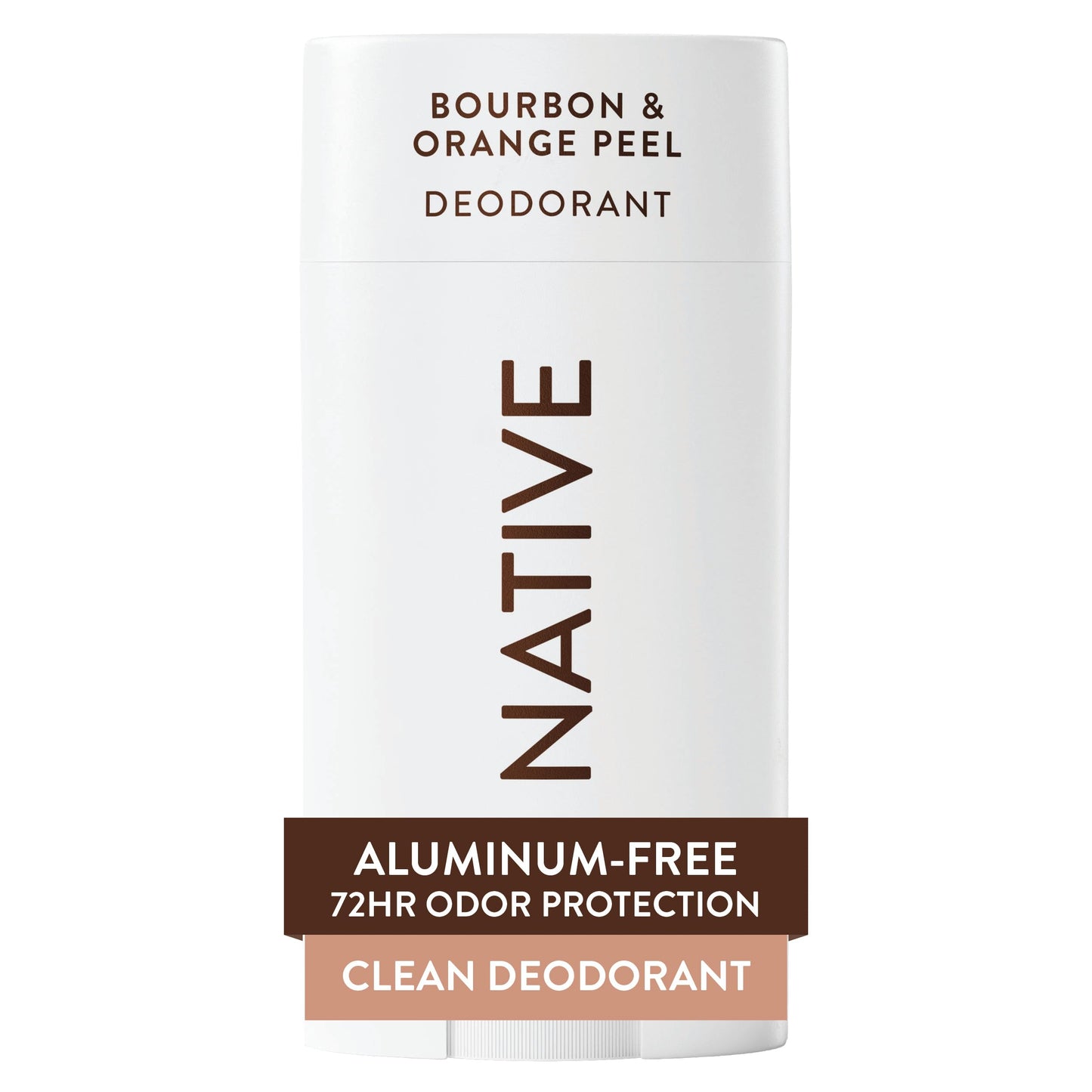 Native Deodorant Contains Naturally Derived Ingredients, 72 Hour Odor Control, Deodorant for Women and Men, Aluminum Free, Bourbon & Orange Peel 2.65oz