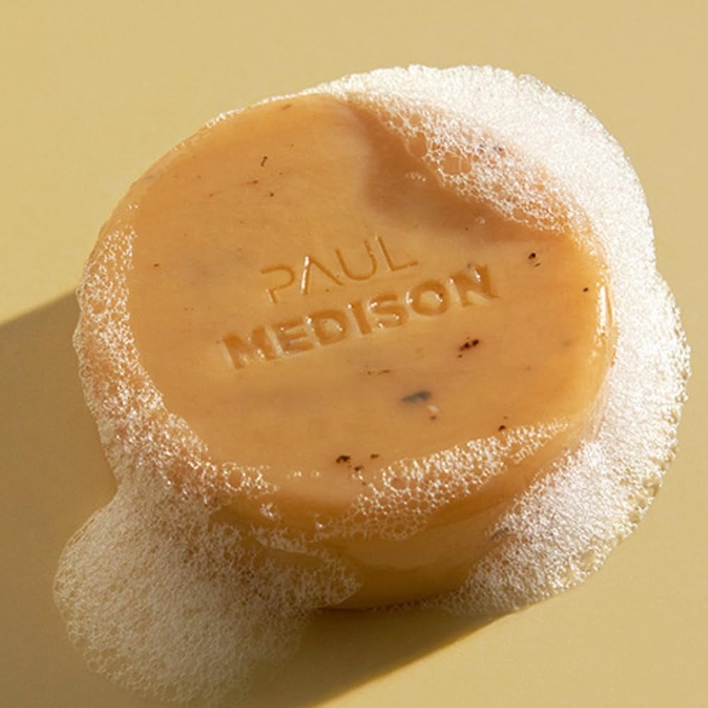 SUDIVA PAUL MEDISON, Calendula Facial Soap Bar 2.64 oz, Pack of 5 Mild Exfoliating & Soothing Daily Cleanser, Soft Fine Foam for Face & Body