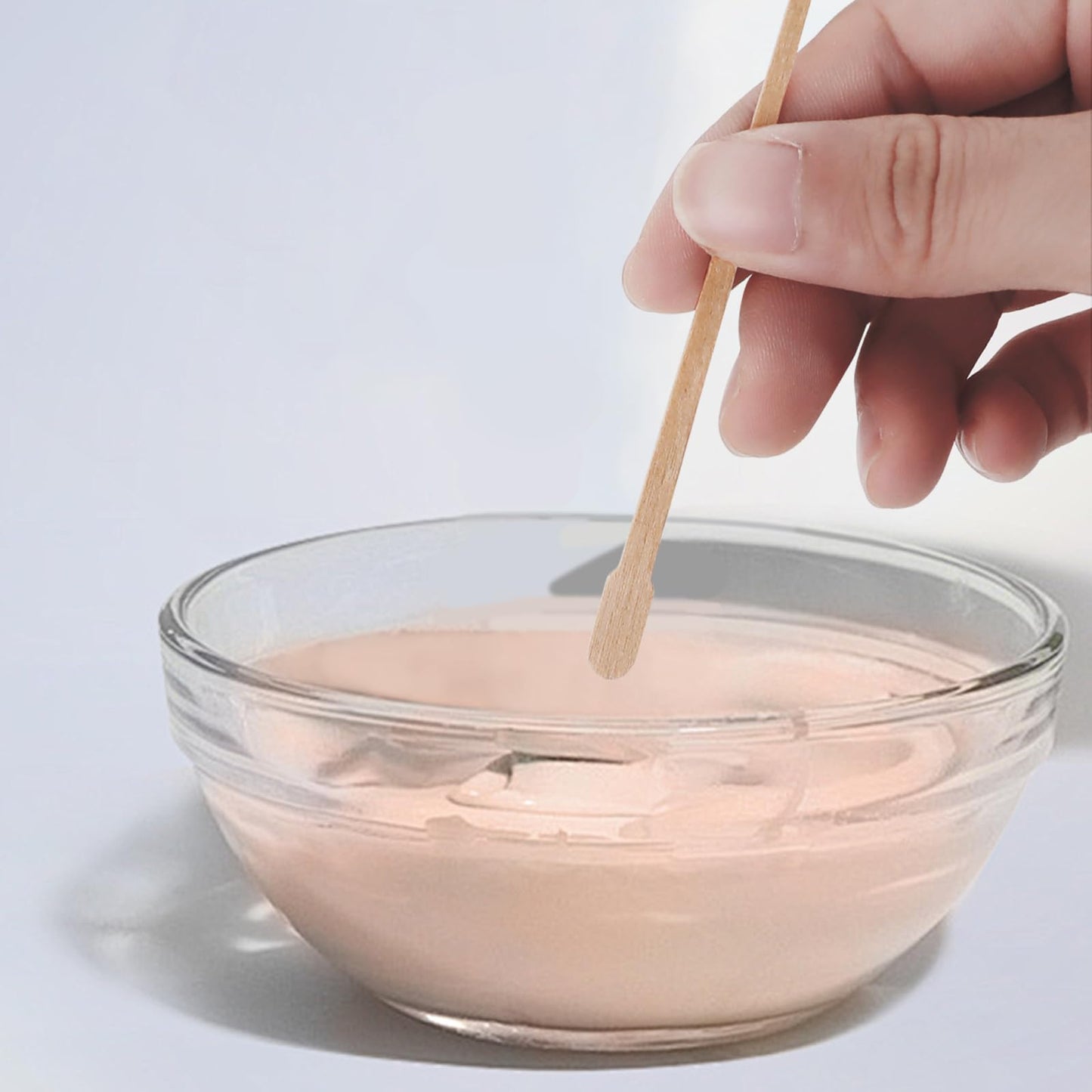 1200 Pcs Wooden Wax Sticks Small Wax Spatulas Applicator Wood Craft Sticks for Body Hair Eyebrow Lip Nose Brow Removal