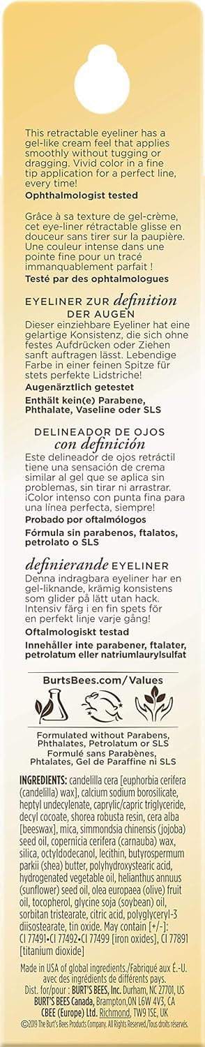 BURT'S BEES Retractable Eyeliner in Hammered Bronze - 0.14g Define & Enhance