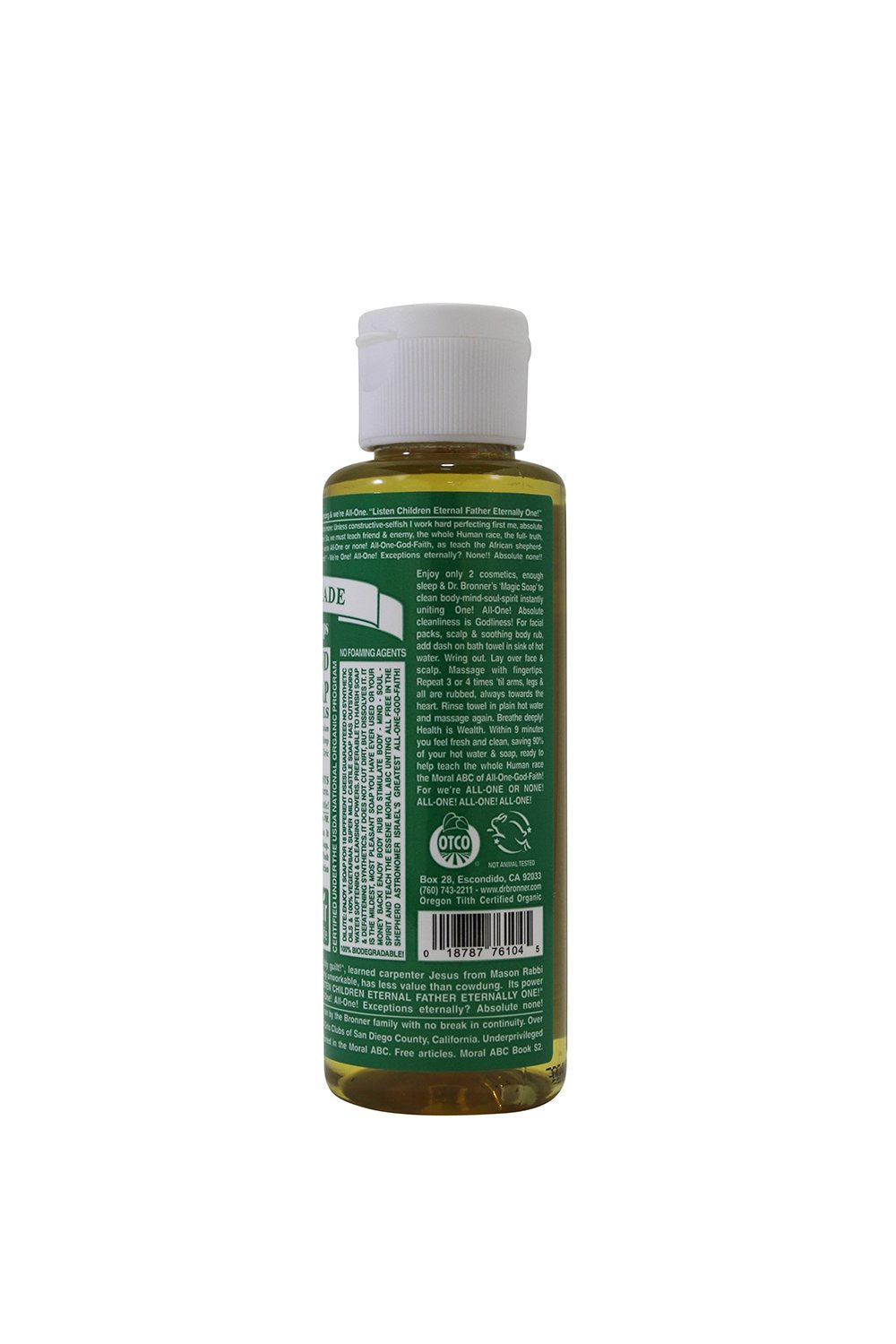 Dr. Bronner's - Pure-Castile Liquid Soap (Almond, 32 ounce) - Made with Organic Oils, 18-in-1 Uses: Face, Body, Hair, Laundry, Pets and Dishes, Concentrated, Vegan, Non-GMO
