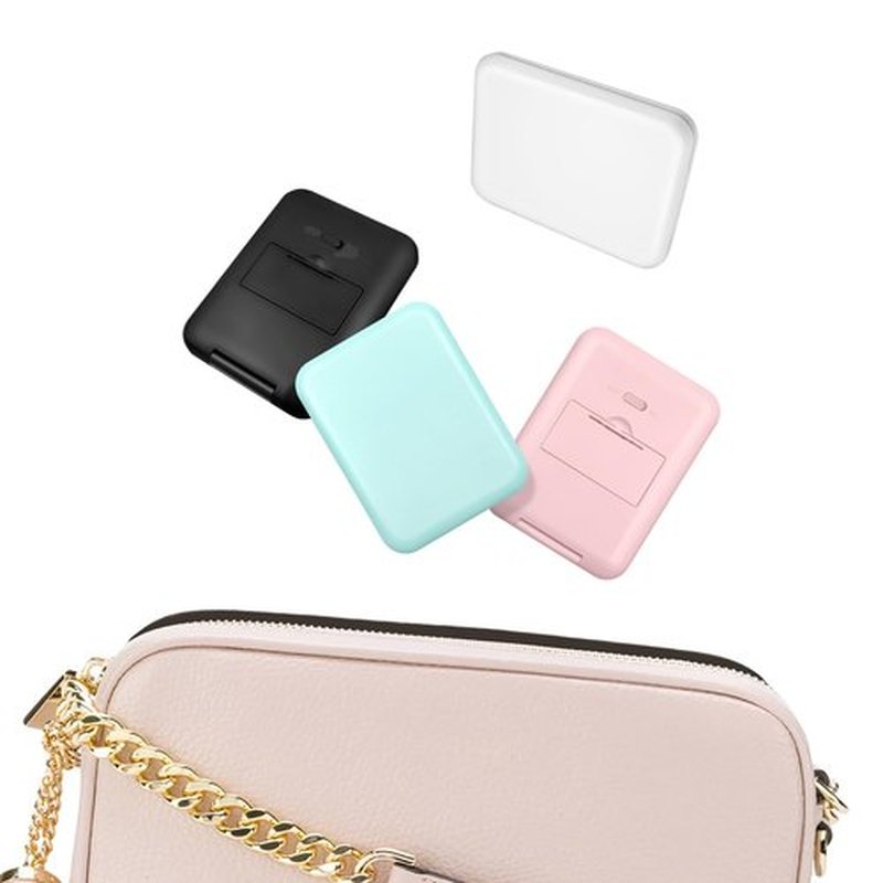 Kakuje Compact Mirror, 1X/3X Magnification LED Pocket Mirror with Nternal BIattery, Mini Mirror for Purse, Pocket,Travel and Present (Mint Green)