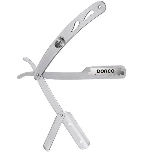The Shave Factory Straight Edge Razor Kit (Matte / 200 Dorco Single Edge Razor Blades Red)