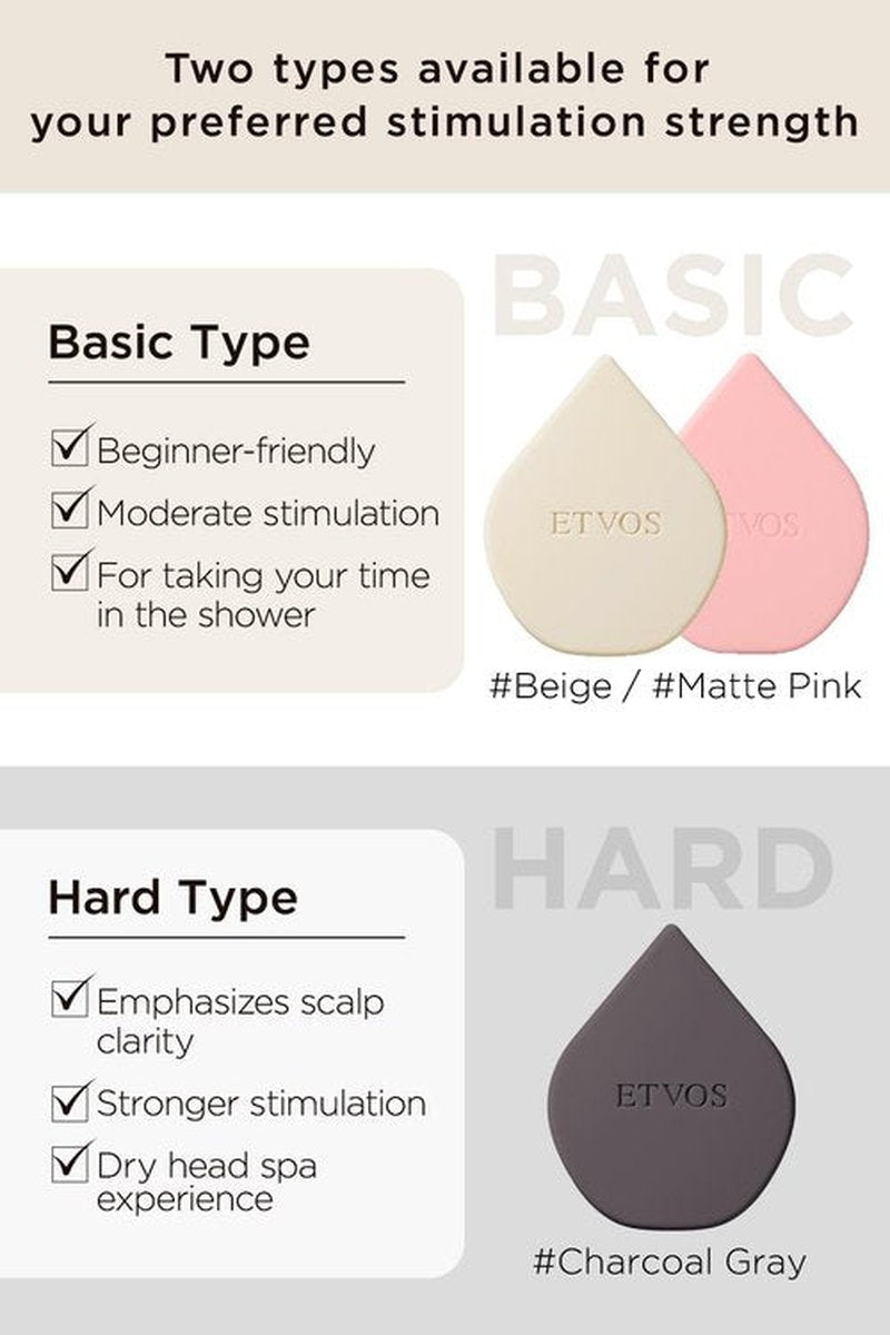 ETVOS Relaxing Massage Brush Matte Pink
