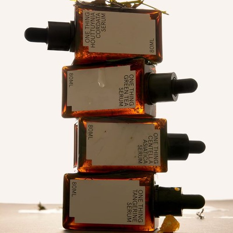 ONE THING Tangerine Serum 2.7 Fl Oz | Citrus Vitamin C HA Hyaluronic Acid Hydrating Brightening Facial Ampoule for Glowy Glass Skin | Discoloration Breakouts Dull Tone | Vegan Korean Skin Care