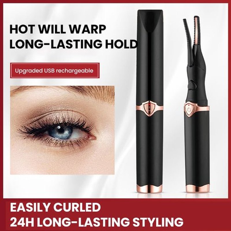 Electric Eyelash Curler for Instant Glam,2025 Upgrade Heated Eyelash Curler for Women,Mini Electric Eye Lash Curler with 3 Heat Modes,Fast Heat up in 8s Finalize Eyelash Holder Tool (Pink/1pcs)